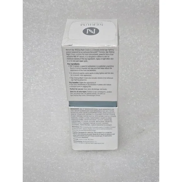 Nerium Age-Defying Night Cream NeriumAD Formula 30ml Face Care - Picture 2 of 2